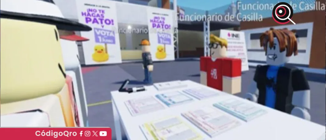 El juego cuenta con una experiencia interactiva en tercera dimensión en la que se recrea una simulación sobre cómo se debe votar en la próxima elección judicial del 1 de junio. Foto: Especial