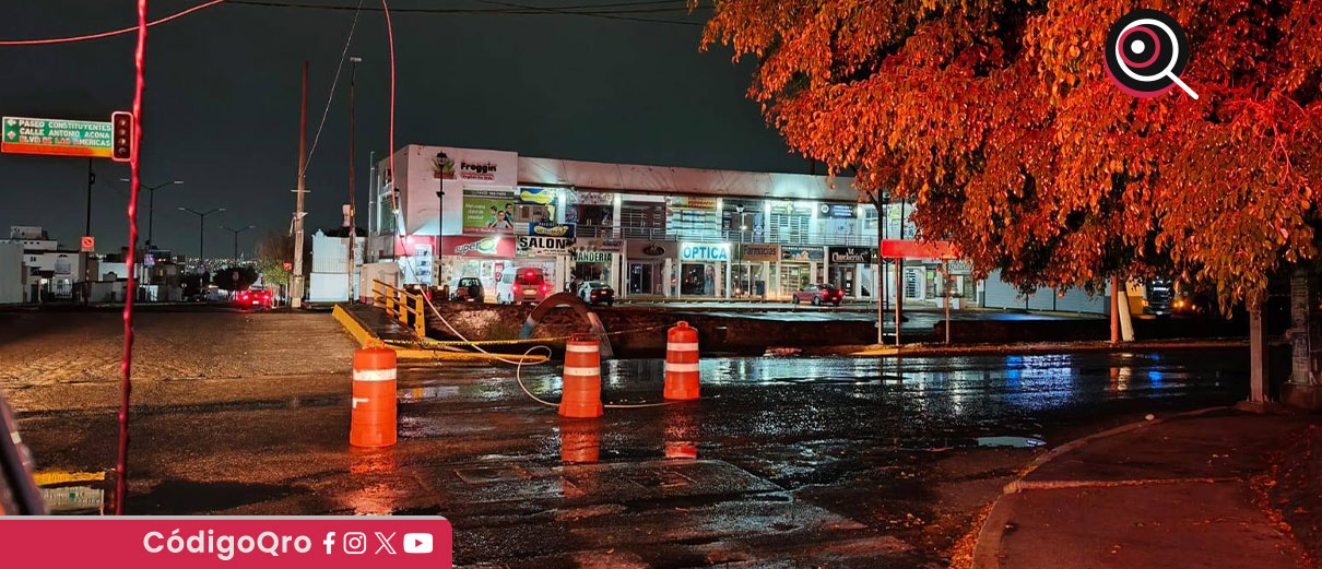 Lluvias y vientos de 80 km/h causan daños en Corregidora; no hay lesionados