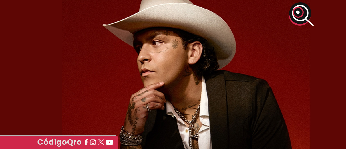 "Ni se metan", tema con el que Christian Nodal responde a críticas