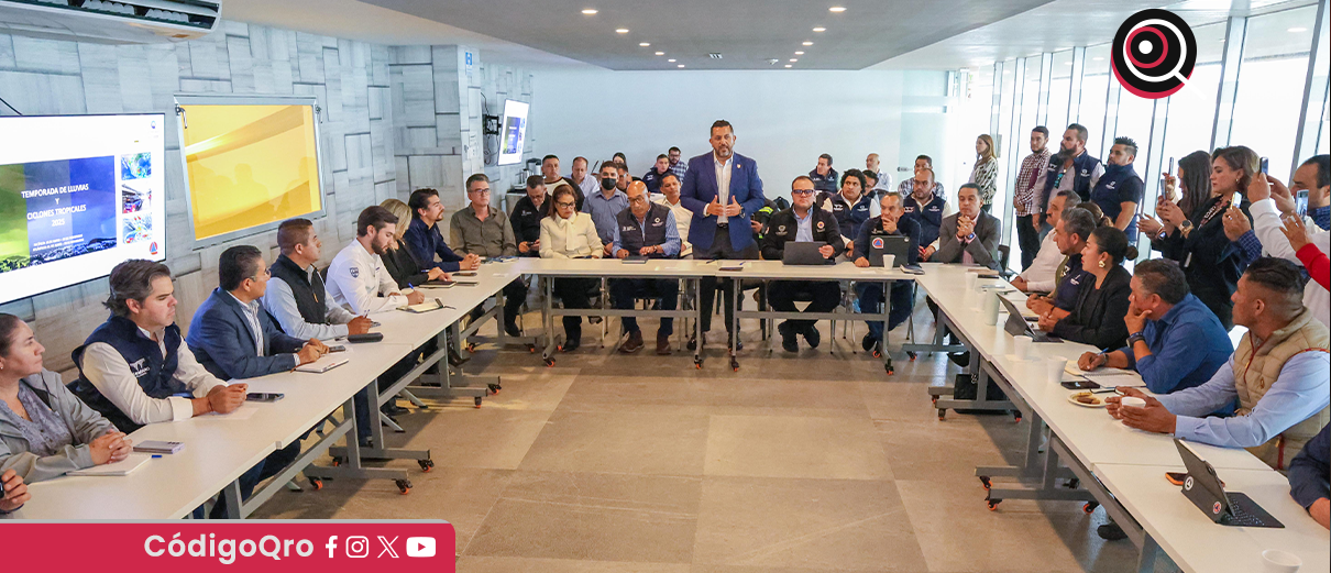 Autoridades dan seguimiento al protocolo de atención por lluvias
