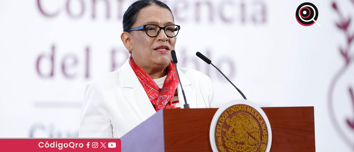 Rosa Icela Rodríguez entrega carta de Sheinbaum al papa León XIV
