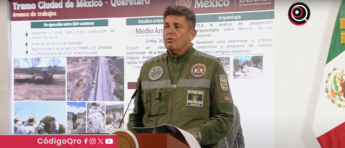 Con diez frentes activos avanza construcción de obras del tren México–Querétaro