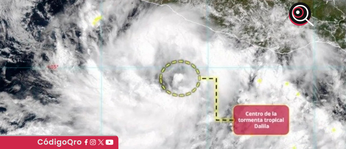 Cinco estados en alerta por la formación de la tormenta Dalila 