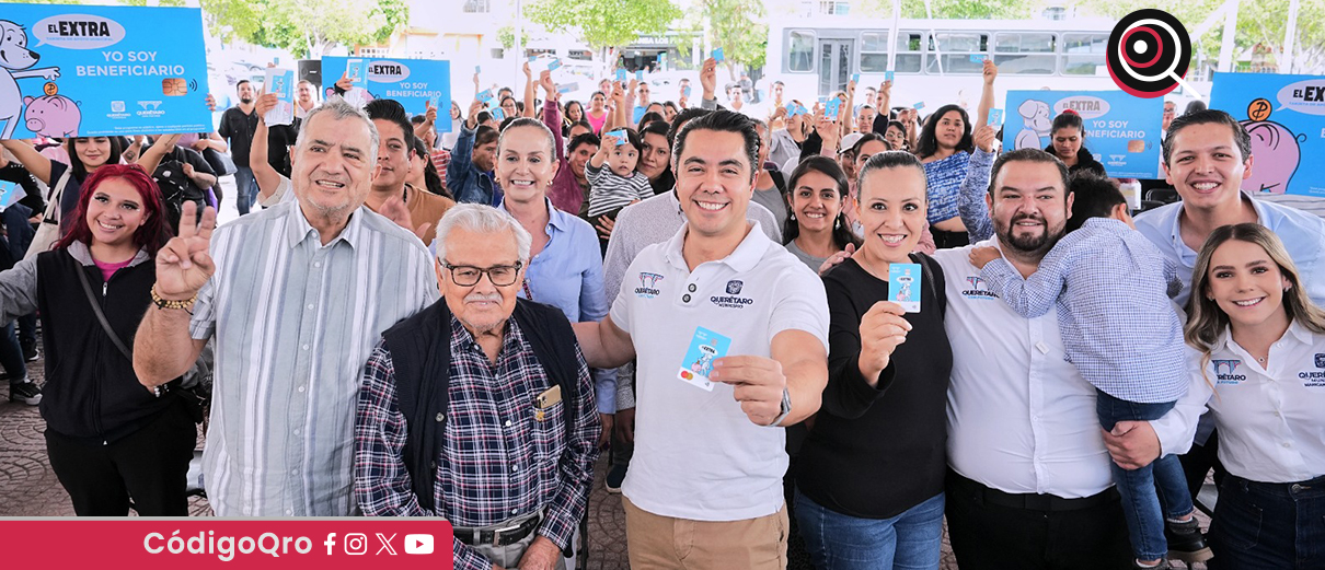 Entregan apoyos del programa “El Extra” a familias de Epigmenio González