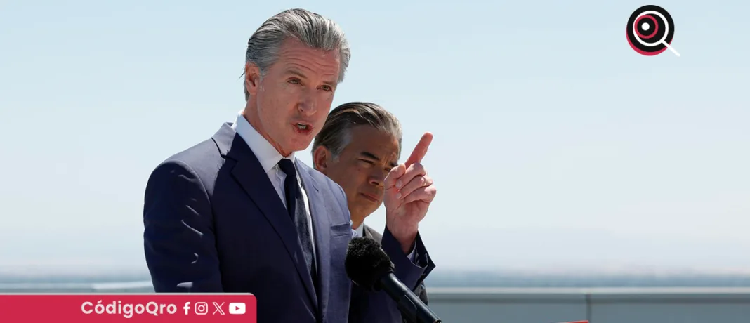 El gobernador Gavin Newsom presentó una solicitud de emergencia ante el Tribunal del Distrito Norte de California para impedir al Pentágono ampliar la misión actual. Foto: Agencia EFE