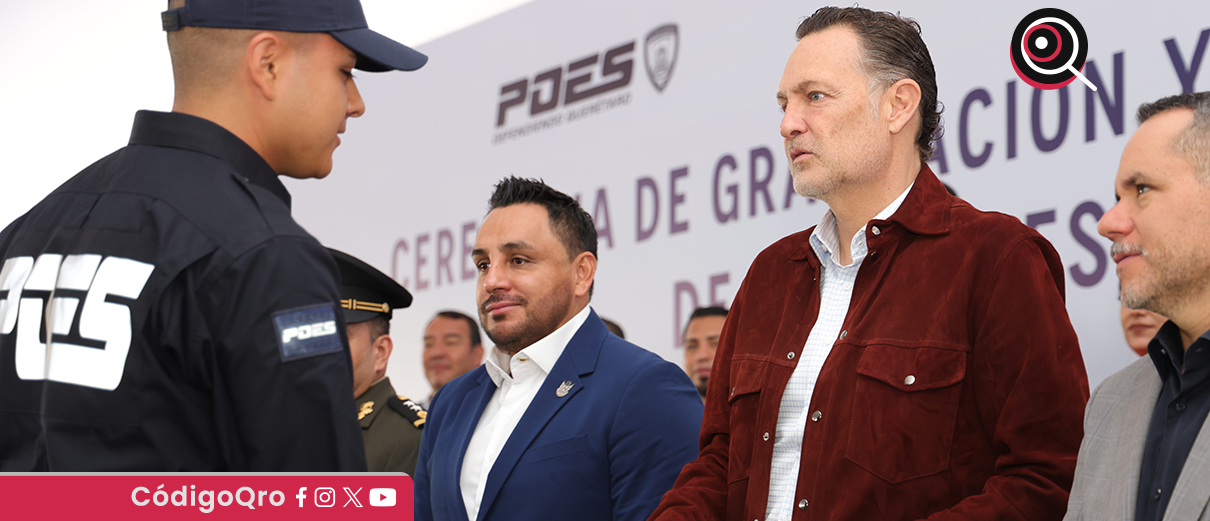 Se gradúa primera generación de policías de 2025 en Querétaro