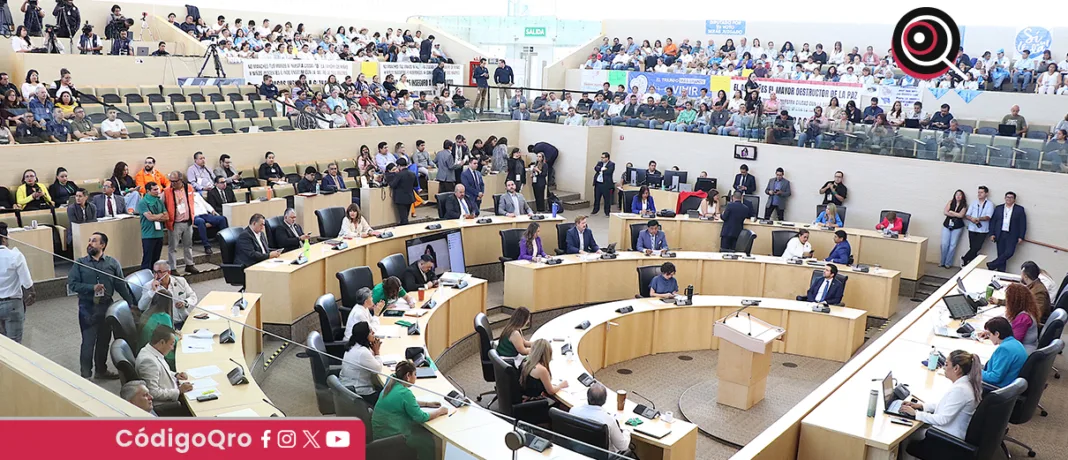 En segunda votación, el Congreso del Estado de Guanajuato rechazó la despenalización del aborto. Foto: Especial