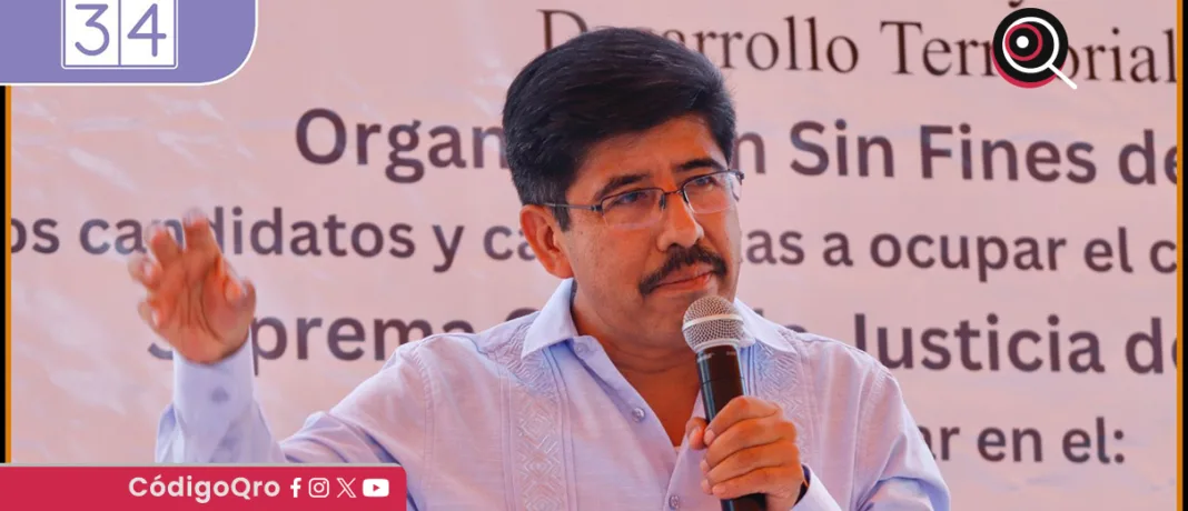 El abogado oaxaqueño Hugo Aguilar Ortiz obtuvo más de 6 millones de votos en la elección judicial. Foto: Especial