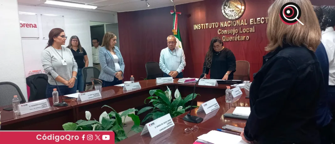 El Consejo Local del INE en Querétaro levantó su sesión permanente. Foto: Mónica Gordillo