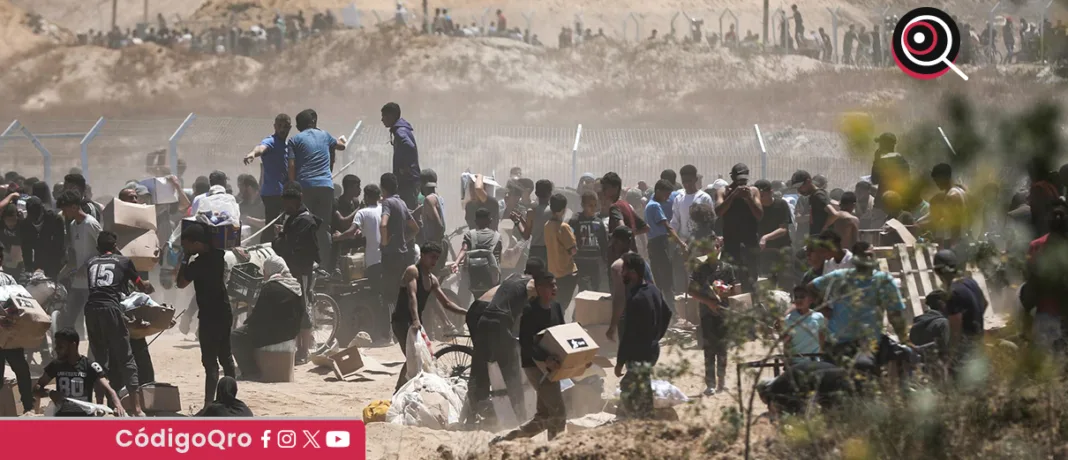 Israel mató a por lo menos 24 palestinos que esperaban comida en la Franja de Gaza. Foto: Agencia EFE