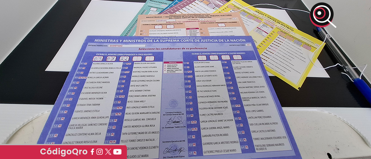 Jornada electoral sin incidentes, reportó INE en Querétaro