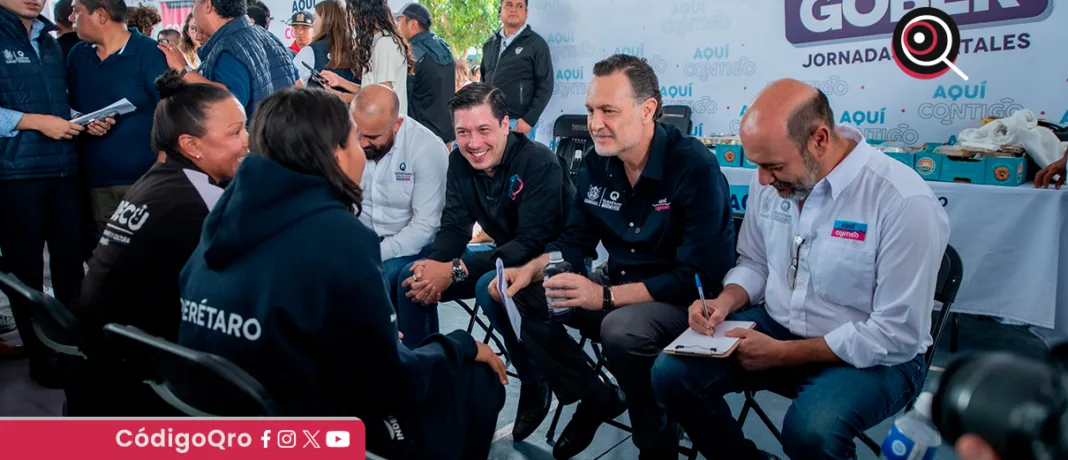 Realizan Jornada Contigo en la comunidad de Amazcala, municipio de El Marqués. Foto: Especial