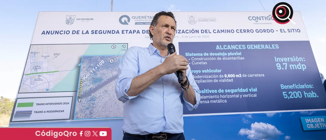 El gobernador de Querétaro, Mauricio Kuri, estuvo de visita en el municipio de San Juan del Río. Foto: Especial