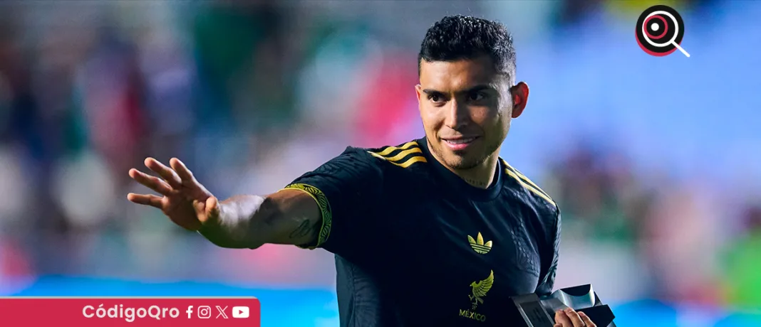 Orbelín Pineda anotó el gol de la victoria para México sobre Turquía. Foto: Mexsport