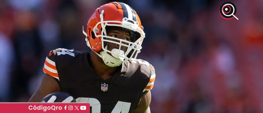 El corredor Nixck Chubb llegará a Houston para fortalecer el ataque terrestre de los Texans. Foto: Especial
