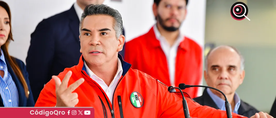 El líder nacional del PRI, Alejandro Moreno, anunció que pedirá la anulación de la elección judicial. Foto: Especial