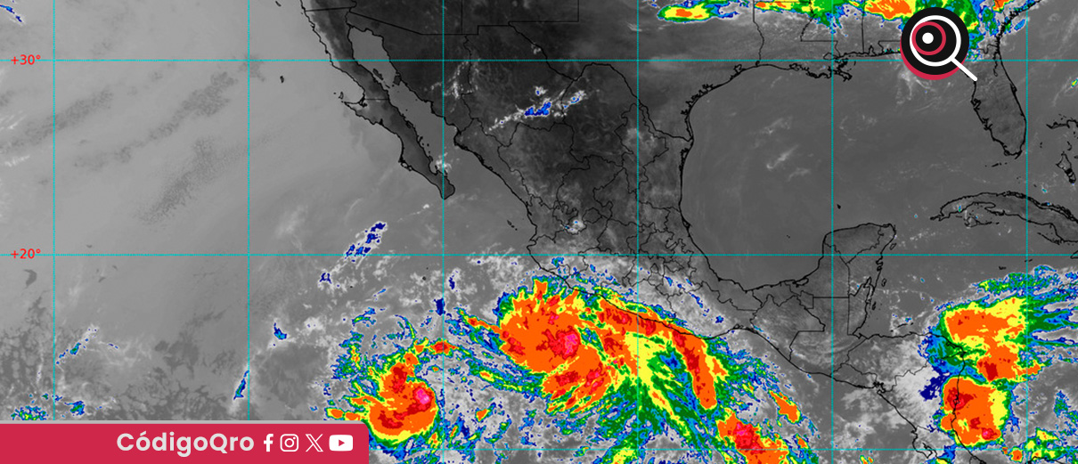 Reportan formación de tormenta tropical Bárbara en océano Pacífico