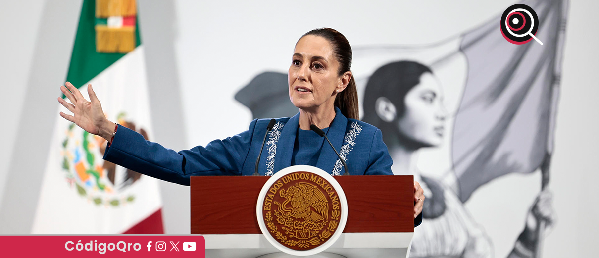 Bandera de México en protestas puede ser "una provocación": Sheinbaum