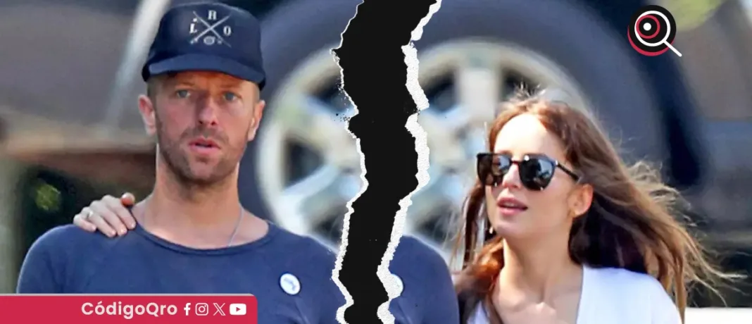 Dakota Johnson y Chris Martin