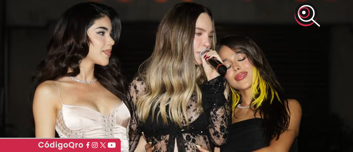 Belinda lanza "Indómita" y celebra con Kenia Os y Danna