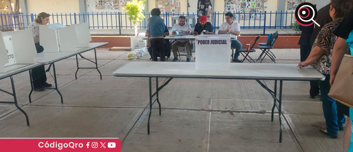 INE reporta 17,425 casillas instaladas para la elección judicial a las 08:40 horas