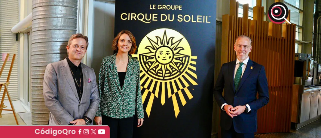 Para fortalecer el sector de industrias creativas, los queretanos se reunieron con el director senior de Alianzas Globales de Cirque du Soleil, Erik de Pokomandy / Foto: Cortesía