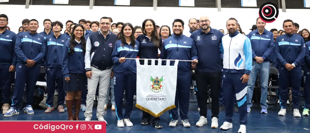 La delegación queretana, conformada por 154 deportistas y entrenadores, participará en CONADEMS 2025, que se llevará a cabo del 16 al 21 de junio en Puebla. Foto: Especial