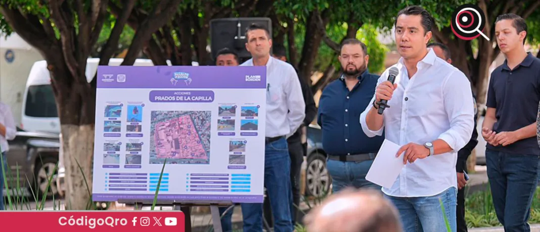 El edil reiteró su compromiso con el mantenimiento urbano y la seguridad pública para mejorar la calidad de vida en todas las colonias del municipio / Foto: Cortesía