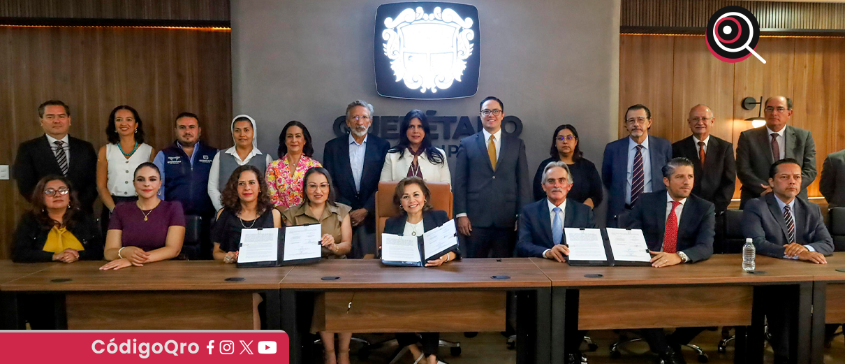 Firman convenio para apoyar a asociaciones civiles y colonos con trámites notariales