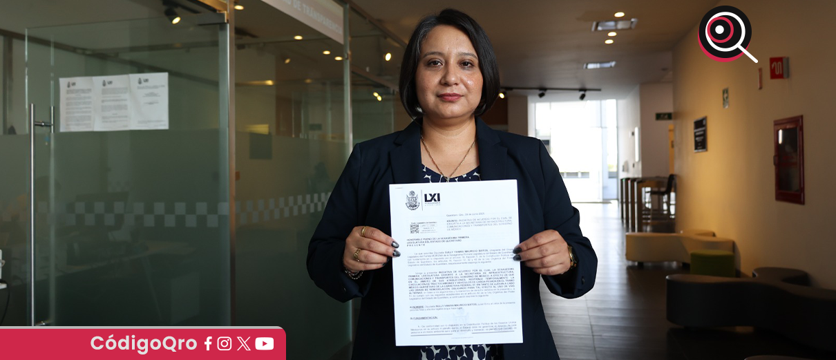 Diputada presenta iniciativa de restricción de carga pesada en la carretera 57