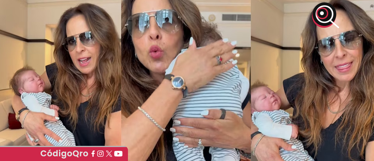 Kate del Castillo sorprende con bebé en brazos