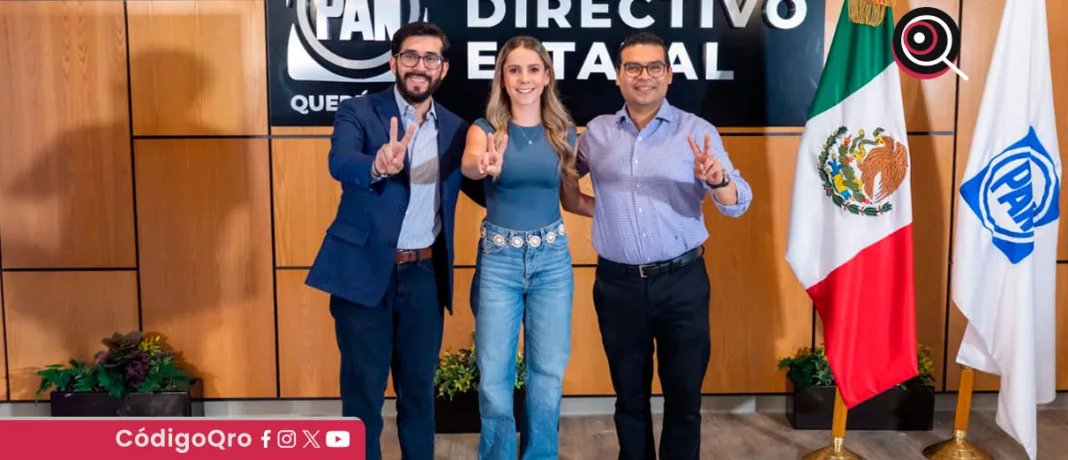 Martín Arango nombró a Maricarmen Presa, síndica municipal, y al activista Enrique Mireles como voceros estatales del PAN / Foto: Cortesía