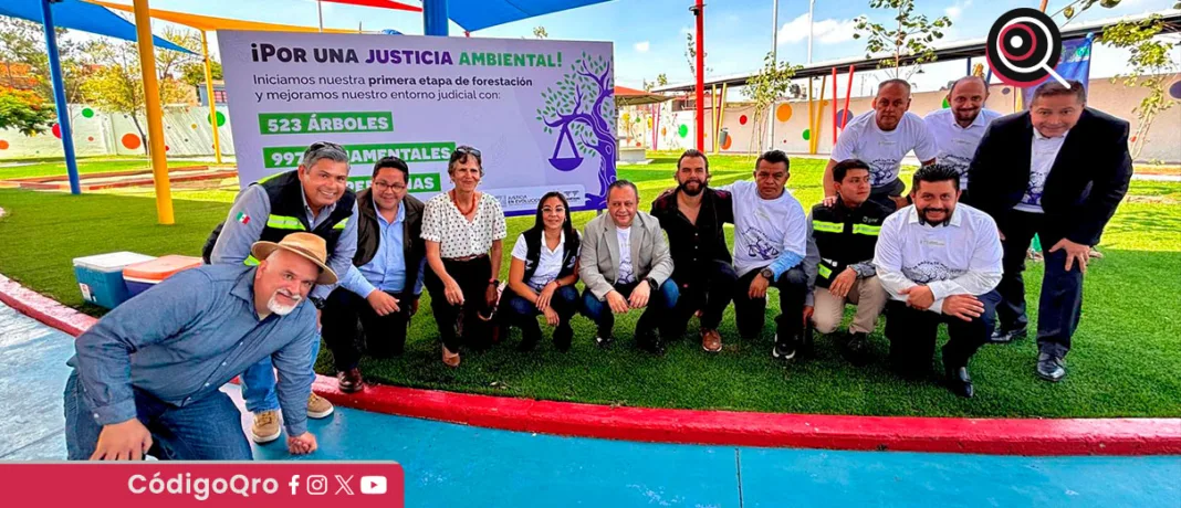 Destacaron que el objetivo de esta acción es generar un nuevo pulmón verde para la capital y contribuir a la sostenibilidad ambiental en el entorno urbano / Foto: Cortesía
