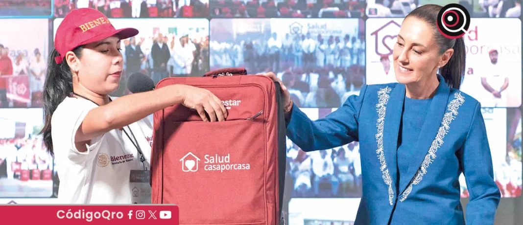 Sheinbaum encabezó el arranque del “Programa salud casa por casa”, una estrategia que busca garantizar el acceso efectivo a la salud / Foto: Cortesía