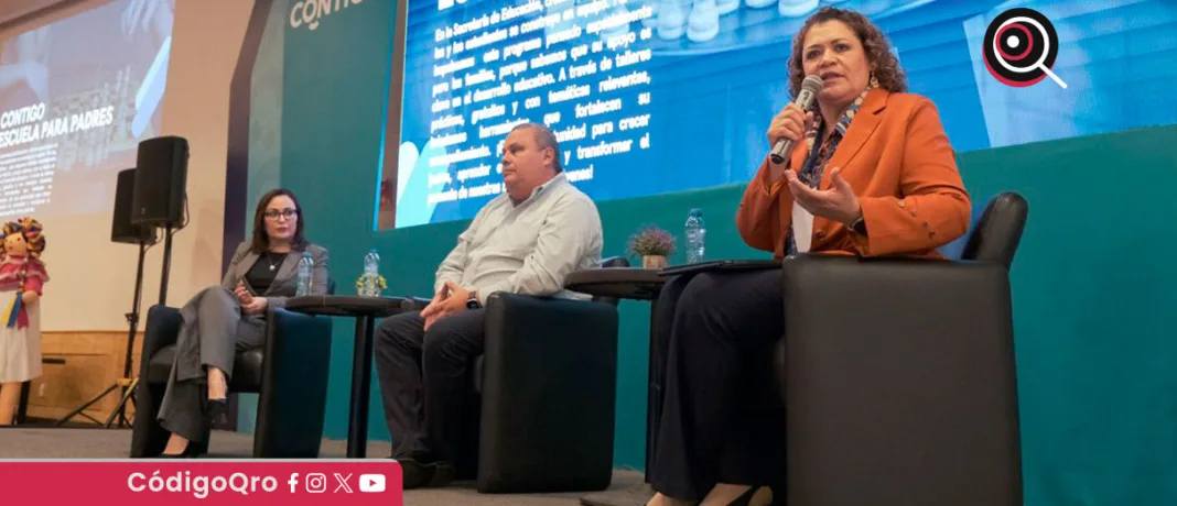 Autoridades estatales de Querétaro expusieron los resultados del Programa de Transporte Escolar, que beneficia a más de 10 mil 600 estudiantes / Foto: Cortesía