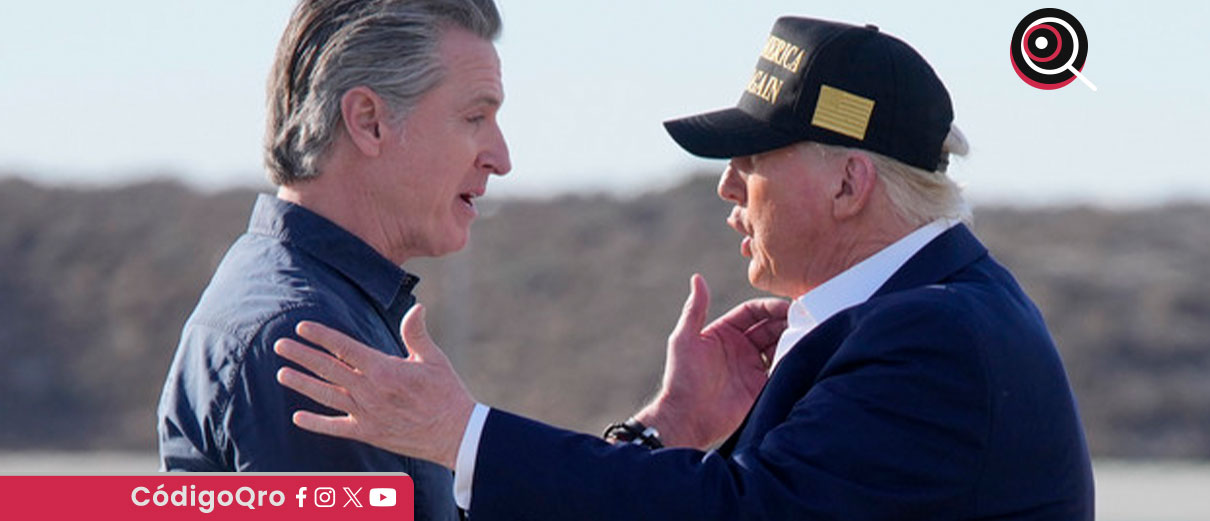 Trump sugiere arrestar a gobernador de California, tras protestas de migrantes